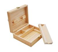 HYY-YY Humidificador de humidor de cigarro alineado de madera de cedro marrón con caja de caja del higrómetro con medidor de humedad dispositivo hidratante (Color : As show)