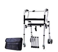 HYY-YY Multifunción Walker Asistida bastón de cuatro patas del taburete for los ancianos caminando Cuatro pies del caminante antideslizante bastón con el Hospital (Color: A) (Color : B)