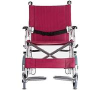 HYY-YY Sillas de ruedas Silla de ruedas de aleación de aluminio, silla de ruedas ligera para personas mayores, silla de ruedas portátil de viaje ultra ligera, carretilla