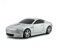 HYYH Ratón Inalámbrico Aston Martin Ratón para Coche Modelo óptico Ratón para Coche Deportivo Adecuado para Ordenadores Portátiles Y De Escritorio (Silver)