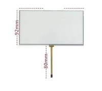 Hyyudiut 10pcs/Lot 6.95 Inch Screen Navigation 4 Line resistive Panel Screen DVD/GPS Navigation Screen 166 * 92 mm
