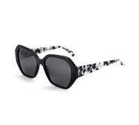 HYYZZC Gafas de sol de acetato de moda, polarizadas hexagonales, para mujer, con protección UV400, lentes grises, talla única.