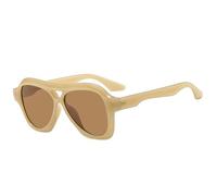 HYYZZC Gafas de sol de gran tamaño con doble puente para mujer, estilo retro, con protección UV400, estilo punk, talla única
