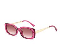 HYYZZC Gafas de sol de moda de gran tamaño con doble puente para hombre, estilo vintage con remaches para mujer, en rojo, azul y estilo punk, con protección UV400, color negro y naranja, talla única.