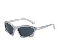 HYYZZC Gafas de sol irregulares para mujer y hombre, deportivas, retro, para conducir, estilo punk, C13, una pieza