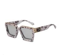 HYYZZC Gafas de sol retro para ciclismo, para mujer y hombre, de gran tamaño, estilo vintage, C6, 1 unidad
