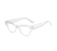 HYYZZC SO&EI - Gafas de sol estilo ojo de gato con diseño de leopardo para mujer, estilo retro, transparentes, con montura anti-Blu-Ray, para hombre, con protección UV400, transparentes, talla única