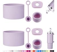 HYZ Stanley - Juego de 8 accesorios para tazas Stanley, juego de tapones de silicona a prueba de derrames y funda protectora, incluye tapa para popote para vaso Stanley H2.0 de 30 onzas y 40 onzas,