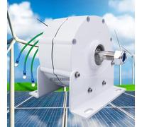 HYZHANHONG 10000W Alternador de AC Magnet Permanente sin Engranaje de 10000W 12V 24V 48V 220V Bajo RPM Generador de turbinas eólicas de Agua con Base para turbina eólica Turbina de Agua,220V