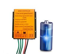 HYZHANHONG 12V,Controlador de Carga de turbina eólica de 12000 W 12 V 24 V, Controlador de generador eólico IP67 a Prueba de Agua, 10A-40A (Amarillo)