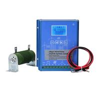 HYZHANHONG 12v, Controlador híbrido eólico-Solar MPPT de 16000W, Ajuste automático 12V/24V, Controlador de generador eólico Impermeable IP67 de 48V para Todos los aerogeneradores, 220V