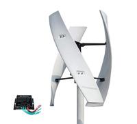 HYZHANHONG 12v, Generador de Turbina Eólica Pequeña de 20000W Sin Ruido para Uso Doméstico 220V-12V con Autoajuste Turbina Eólica Vertical con Controlador Molino de Viento de Eje Vertical