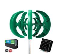 HYZHANHONG 12v, Generador Eólico de Eje Vertical de 12000W con Controlador, 12V/24V/48V/220V, Turbinas Eólicas Eficientes Horizontales para Energía en el Hogar y Carga de Turbinas