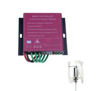 HYZHANHONG 220v, Controlador de Carga de Turbina Eólica MPPT de 12000W, Regulador de Molino de Viento de Baja Velocidad, 12V 24V 48V, Controlador para Generador de Turbinas Eólicas (Rojo)