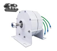 HYZHANHONG 24v, 220V, 600 R/Min RPM Bajo 12000W 12V-220V Pequeño Generador de Imán Permanente AC Alternador para Hacer tu Propio Molino de Viento Horizontal