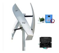 HYZHANHONG 24v, Generador Eólico Vertical de Baja Velocidad de Arranque, 12000W 12V 24V 48V con Controlador de Carga Híbrido Solar y Eólico MPPT e Inversor de Red Trifásico para Uso Doméstico