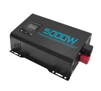 HYZHANHONG 24V TO220V,5000W / 6000W DC 12V 24V 48V 60V 72V a 220V Convertidor de Voltaje Inversor de Onda sinusoidal Pura con Pantalla LCD y Tomas de CA para Viajes domésticos
