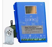 HYZHANHONG 48v, Controlador de Carga Híbrido Solar eólico de 1600W, Sistema Híbrido Solar eólico MPPT, con Pantalla LCD y Carga de Descarga, para Hogar, Barco 12V