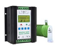 HYZHANHONG 48V, Controlador de Carga híbrido Solar eólico MPPT, regulador de Carga de Refuerzo de 8000W 12V / 24V / 48V con Pantalla LCD y Carga de Descarga Libre precisa, 48V