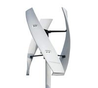 HYZHANHONG 48V, Generador de energía eólica de 3 Palas 4000W con turbina eólica de Eje Vertical y anemómetro, Kit de turbina eólica de 12V con Controlador MPPT