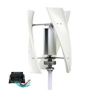 HYZHANHONG 48v, Generador de turbina eólica de Eje Vertical de 12V sin Ruido 14000W, turbina eólica de levitación magnética 12V-220V con Controlador MPPT para iluminación de hogares y Calles