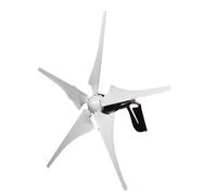 HYZHANHONG 48v, Generador Solar Portátil 12V-220V, Generador Eólico de 5 Aspas AC de 3500W y Bajo Ruido con Controlador MPPT, para Hogar, Barcos, Iluminación Callejera