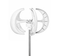 HYZHANHONG 48V, Kit de energía eólica de Eje Vertical de 5 aspas y bajo Ruido 220V DC de 12000W, con Controlador, para hogar o Camping 12V 24V 48V 220V