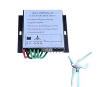 HYZHANHONG Controlador de Viento MPPT, 18000W 12V/24V autoajuste 48V 40A generador de turbina eólica Controlador de Carga eólica Impermeable para regulador de energía eólica,12V