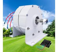 HYZHANHONG Generador de Baja Velocidad de Viento de 10000W Free Energy Home Farm Windmill, generador Permanente sin Engranajes trifásico de Baja Velocidad 12V 24V 48V,220v