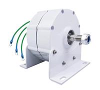 HYZHANHONG Generador de imán Permanente de Baja Velocidad, 12000W AC 12V 24V 48V 220V generador de turbina eólica sin Engranajes con Base Adecuado para turbinas hidráulicas/eólicas,220v