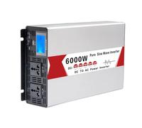 HYZHANHONG Inverter De Onda Sinusoidal Pura De 3000 Vatios 12V/24V/48V/60V/72V A 110V/220V 6000W PEOK Power AC A CCA CHC CONVERTOR con 2 OTORLES DE CA,72V TO 220V