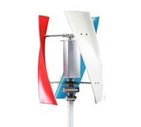 HYZHANHONG Kit de generador eólico Vertical de imán Permanente de 100W-3000W, Molino de Viento de 3 Palas de bajo Ruido con Controlador para Casas, Barcos, cabañas y Casas móviles,48V