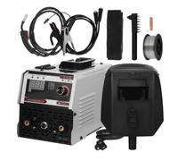 HYZHANHONG Máquina de Soldadura MIG MMA 2 en 1, máquina de Soldadura Inverter IGBT DC multipropósito con máscara Protectora Adecuada para el Mantenimiento del hogar y la Soldadura de ingeniería