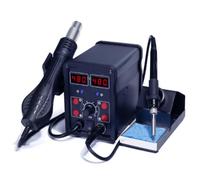 HYZHANHONG Mesa de Soldadura Digital Ajustable a Temperatura Constante de 780 W, Kit de Soldadura de precisión con función de suspensión para retrabajo y desmontaje de Cables sin Plomo