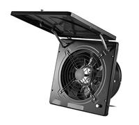 HYZHANHONG Negro,Extractor de Aire de 220 V y 10 Pulgadas con ventilación Potente para Cocina, Ventilador de Ventana de Alta Velocidad, Extractor de Humo de Metal para almacén y Taller de Cocina