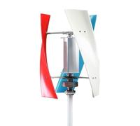 HYZHANHONG Nueva Turbina Eólica Vertical, 16000W 12V 24V 48V 3 Aspas Bajo Ruido Generador de Turbina Eólica para Molino de Viento en Casa y Granja (Blanco),220v