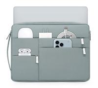 HYZUO 13,3-14 Pulgadas Bolsa Funda Ordenador Portátil para MacBook Pro 14 M5-M1 A3426 A3427 2026-2021, MacBook Air/Pro 13, 13,8-13,5 Surface Laptop/Book, 13" HP Dell Lenovo Asus Samsung, Azul Ceniza