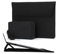 HYZUO 13,3-14 Pulgadas Funda Bolsa Portátil con Soporte Ajustable para MacBook Pro 14 M5/M4/M3/M2/M1 Pro/MAX A3426 A3427 2026-2021, MacBook Air/Pro 13,3, 13,8-13,5 Surface Laptop, Negro