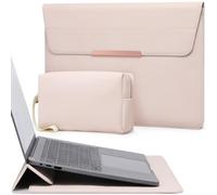 HYZUO 13,3-14 Pulgadas Funda para Portátil con Soporte, Albaricoque | para MacBook Pro 14 M5-M1 A3426 A3427 2026-2021, MacBook Air/Pro 13,3, 13,8-13,5 Surface Laptop, HP Spectre X360 13/14