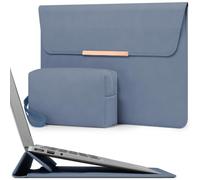 HYZUO 13,3-14 Pulgadas Funda para Portátil con Soporte, Azul Haze | para MacBook Pro 14 M5-M1 A3426 A3427 2026-2021, MacBook Air/Pro 13,3, 13,8-13,5 Surface Laptop, HP Spectre X360 13/14