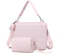 HYZUO 13,3-14 Pulgadas Funda Rígida para Portátil para 13" 14" MacBook Pro/Air M5-M1, Surface Laptop 13/13,5/13,8, Dell Pro 13/14 Premium, XPS 13, HP Spectre X360 13/14, Envy 13, Rosa Pálido