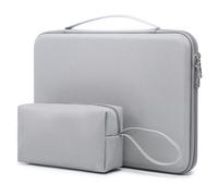 HYZUO 13,3-14 Pulgadas Funda Rígida para Portátil para MacBook Pro 14 M4/M3/M2/M1, MacBook Pro/Air 13, DELL Pro 13/14 Premium, XPS 13", 13,8"-13,5" Surface Laptop, HP Spectre X360 13/14, Gris Roca