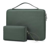 HYZUO 13,3-14 Pulgadas Funda Rígida para Portátil para MacBook Pro 14 M4/M3/M2/M1, MacBook Pro/Air 13, DELL Pro 13/14 Premium, XPS 13", 13,8"-13,5" Surface Laptop, HP Spectre X360 13/14, Verde Musgo
