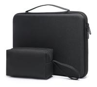 HYZUO 13,3-14 Pulgadas Funda Rígida para Portátil para MacBook Pro 14 M5/M4/M3/M2/M1, MacBook Pro/Air 13, DELL Pro 13/14 Premium, XPS 13, 13,8"-13,5" Surface Laptop, HP Spectre X360 13/14, Negro