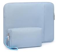 HYZUO 13,3-14 Pulgadas Portátiles Funda Bolsa Set para MacBook Pro 14 M5/M4/M3/M2/M1 Pro/MAX A3426 A3427 2026-2021, MacBook Air 13,3, Surface Book/Laptop 13,5-13,8, 13,3" HP DELL Lenovo, Azul Pálido