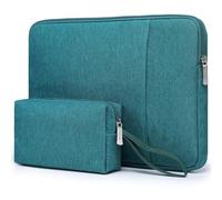 HYZUO 13,3-14 Pulgadas Portátiles Funda Set para MacBook Pro 14 M5/M4/M3/M2/M1, MacBook Air 13,3, 13,5"-13,8" Surface Book/Laptop, Funda para Portátil de 13,3" HP DELL Lenovo ASUS Acer, Verde Oscuro