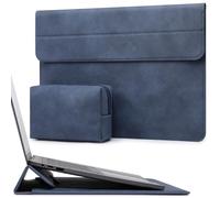 HYZUO 13 Pulgadas Funda para Portátiles con Soporte, Azul Marino | para MacBook Air 13 M5-M1, 2026 13" MacBook Neo, 2026-2016 MacBook Pro 13 M2 M1, iPad Pro/Air 13, Surface Pro 12-3, XPS 13