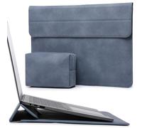 HYZUO 13 Pulgadas Funda para Portátiles con Soporte para 2025-2018 MacBook Air 13 M4 M3 M2 M1, 2025-2016 MacBook Pro 13 M2 M1, 13" iPad Pro/Air, Surface Pro 11-9, XPS 13, con Bolsa Pequeña, Azul Haze