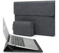 HYZUO 13 Pulgadas Funda para Portátiles con Soporte para 2026-2018 MacBook Air 13 M5 M4 M3 M2 M1, 2026 13" MacBook Neo, 2026-2016 MacBook Pro 13 M2 M1, 13" iPad Pro/Air, Surface Pro 12-3, Grafito