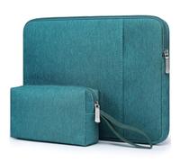 HYZUO 14-15 Pulgadas Funda Bolsa Portátil para MacBook Air 15 M5/M4/M3/M2 A3448 2026-2023, MacBook Pro 15, XPS 14/15 Plus, 15" Surface Laptop, Funda para 14" HP Lenovo ThinkPad Asus Acer, Verde Oscuro